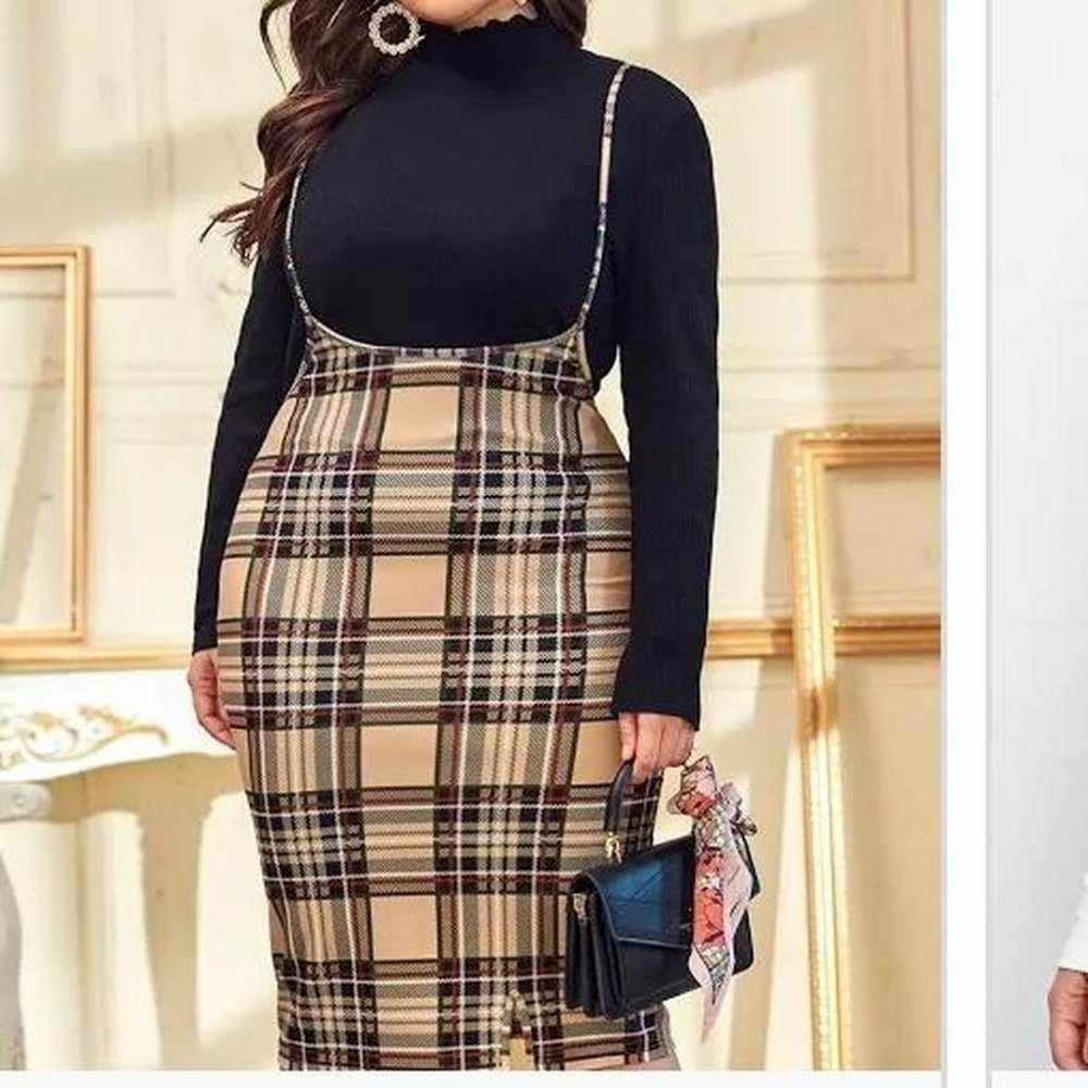 FN PLAID DRESS - Picture 5 of 5